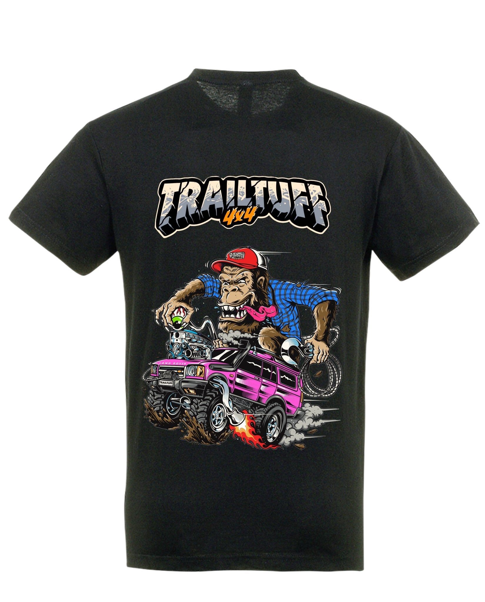 TRAILTUFF DISCO - FINK T - SHIRT (BLUE/RED) - trailtuff