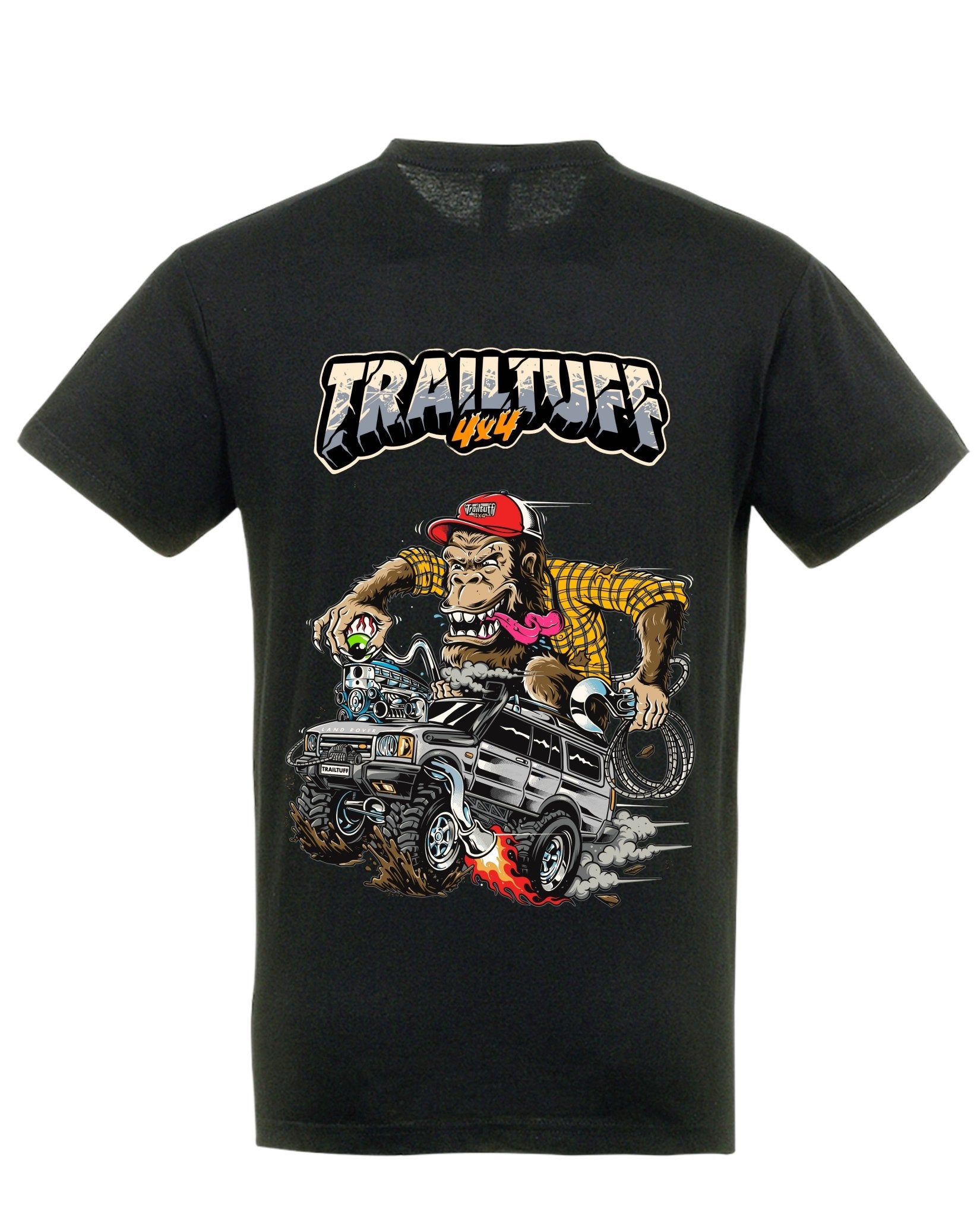 TRAILTUFF DISCO - FINK T - SHIRT (ORANGE/GREY) - trailtuff