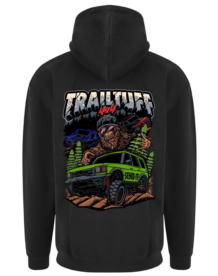 TRAILTUFF DISCOFEVER HOODIE (GREEN) - trailtuff