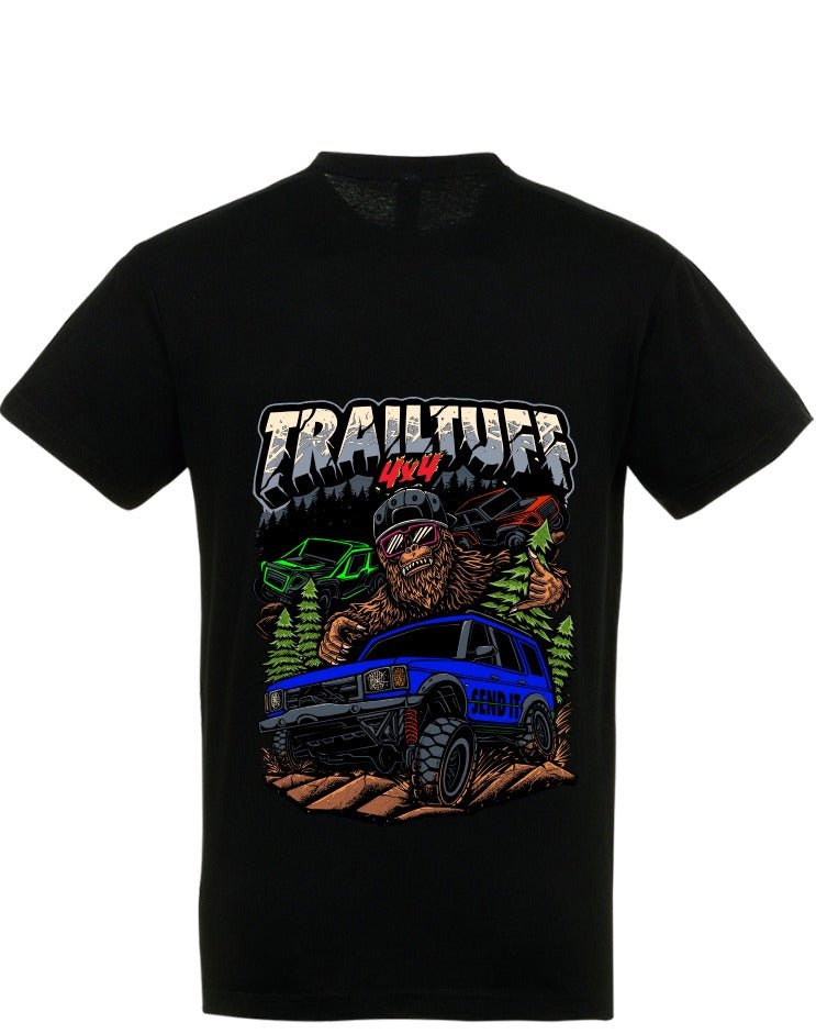 TRAILTUFF DISCOFEVER T - SHIRT (BLUE) - trailtuff